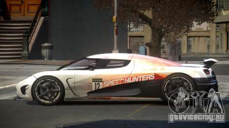 Koenigsegg Agera PSI Sport L5 для GTA 4