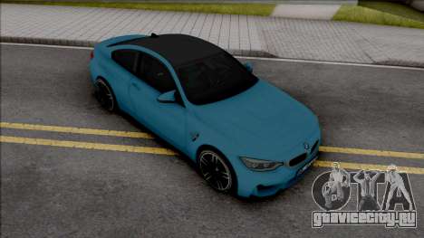 BMW M4 F82 2018 Blue для GTA San Andreas