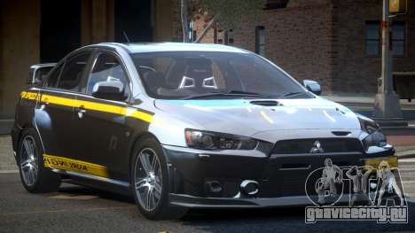 Mitsubishi Evolution X L1 для GTA 4