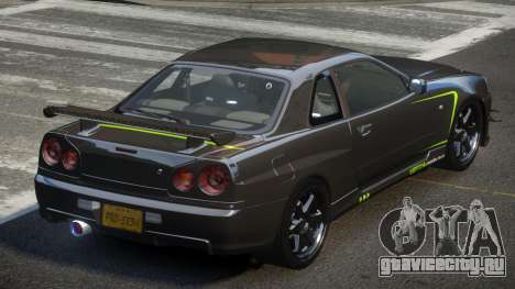 Nissan Skyline PSI R34 L9 для GTA 4