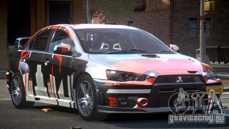 Mitsubishi Evolution X L2 для GTA 4