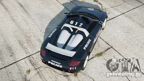 Porsche Carrera GT (980) Police