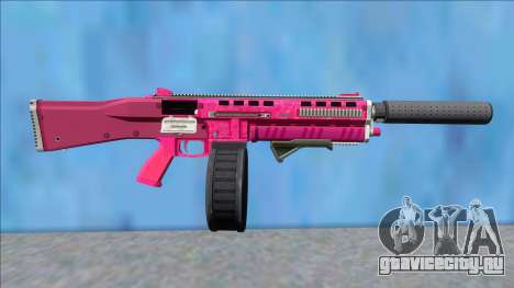 GTA V Vom Feuer Assault Shotgun Pink V3 для GTA San Andreas