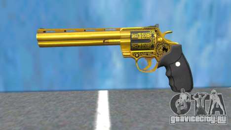 CSO2 Golden Anaconda Revolver для GTA San Andreas