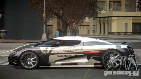Koenigsegg Agera PSI L3 для GTA 4