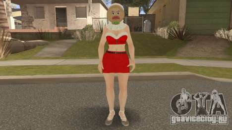 DOA Rachel Berry Burberry Christmas Special V3 для GTA San Andreas