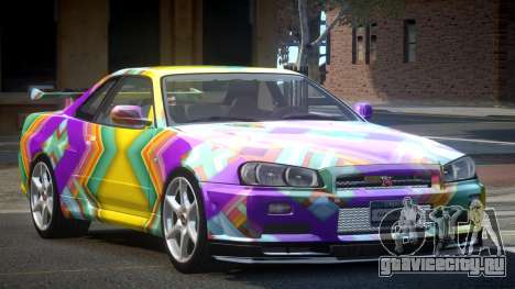 1999 Nissan Skyline R34 GT-R L7 для GTA 4