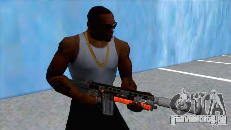 GTA V Vom Feuer Assault Shotgun Orange V2 для GTA San Andreas