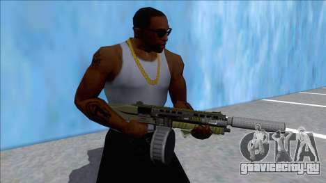 GTA V Vom Feuer Assault Shotgun Green V13 для GTA San Andreas