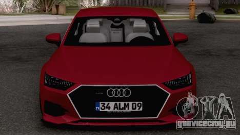 Audi A7 2020 TR Plates для GTA San Andreas