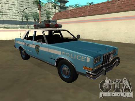 Dodge Diplomat 1987 New York Police Dept для GTA San Andreas