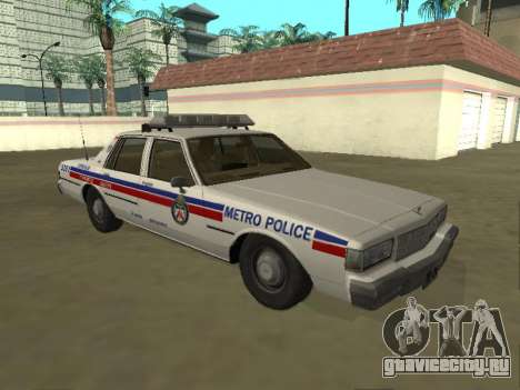 Chevrolet Caprice 1987 Toronto Metro Police для GTA San Andreas