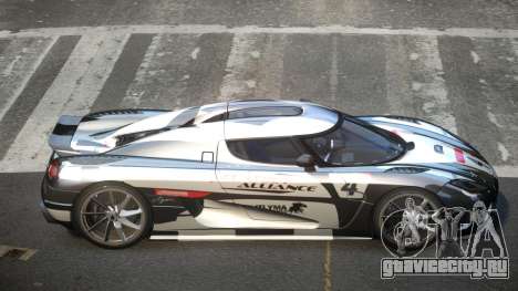 Koenigsegg Agera PSI L3 для GTA 4
