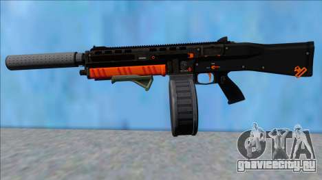 GTA V Vom Feuer Assault Shotgun Orange V3 для GTA San Andreas
