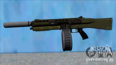 GTA V Vom Feuer Assault Shotgun Green V1 для GTA San Andreas