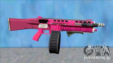 GTA V Vom Feuer Assault Shotgun Pink V5 для GTA San Andreas