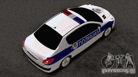 Peugeot 207 Policija для GTA San Andreas