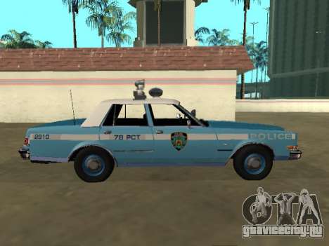 Dodge Diplomat 1987 New York Police Dept для GTA San Andreas