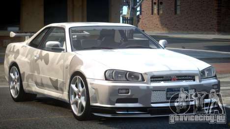 1999 Nissan Skyline R34 GT-R L1 для GTA 4