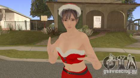 DOA Nagisa Berry Burberry Christmas Special V1 для GTA San Andreas