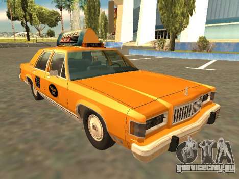 Mercury Grand Marquis 1986 Taxi для GTA San Andreas