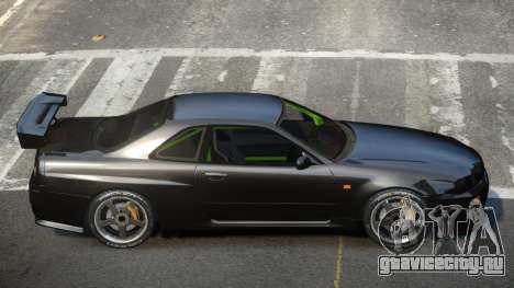 Nissan Skyline R34 GST-R для GTA 4