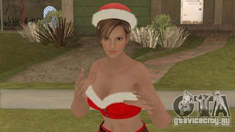 Lisa Hamilton Berry Burberry Christmas V1 для GTA San Andreas