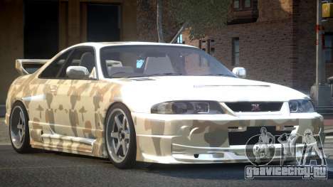 1997 Nissan Skyline R33 L4 для GTA 4