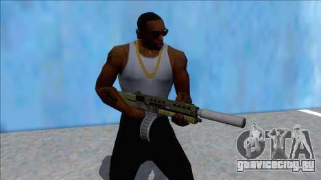 GTA V Vom Feuer Assault Shotgun Green V7 для GTA San Andreas