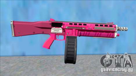 GTA V Vom Feuer Assault Shotgun Pink V14 для GTA San Andreas
