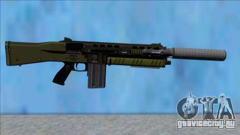 GTA V Vom Feuer Assault Shotgun Green V2 для GTA San Andreas