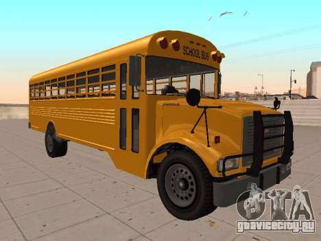 Vapid School Bus (Benson do GTA IV) для GTA San Andreas