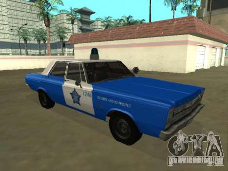 Plymouth Belvedere 4 door 1965 Chicago Police De для GTA San Andreas