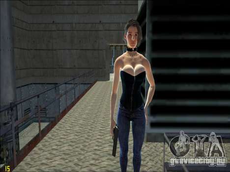 Jill Valentine Sexy Corset для GTA San Andreas