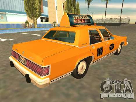 Mercury Grand Marquis 1986 Taxi для GTA San Andreas