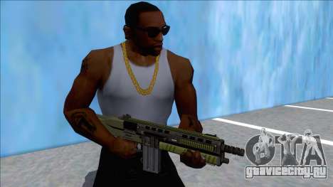 GTA V Vom Feuer Assault Shotgun Green V15 для GTA San Andreas