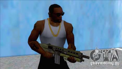 GTA V Vom Feuer Assault Shotgun Green V10 для GTA San Andreas