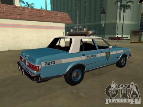 Dodge Diplomat 1987 New York Police Dept для GTA San Andreas