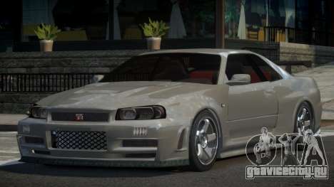 Nissan Skyline R34 GST-R V1.1 для GTA 4