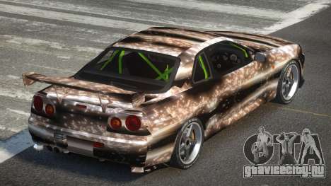 Nissan Skyline R34 GST-R PJ6 для GTA 4