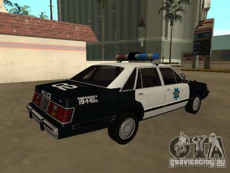 Ford LTD LX 1985 San Francisco Police dept для GTA San Andreas
