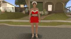 Lisa Hamilton Berry Burberry Christmas V1 для GTA San Andreas