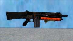 GTA V Vom Feuer Assault Shotgun Orange V10 для GTA San Andreas