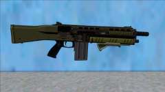 GTA V Vom Feuer Assault Shotgun Green V10 для GTA San Andreas