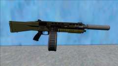 GTA V Vom Feuer Assault Shotgun Green V1 для GTA San Andreas