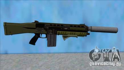 GTA V Vom Feuer Assault Shotgun Green V4 для GTA San Andreas