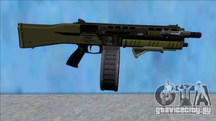 GTA V Vom Feuer Assault Shotgun Green V5 для GTA San Andreas