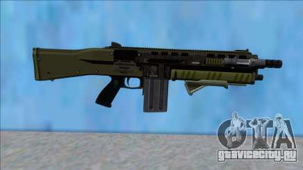 GTA V Vom Feuer Assault Shotgun Green V6 для GTA San Andreas