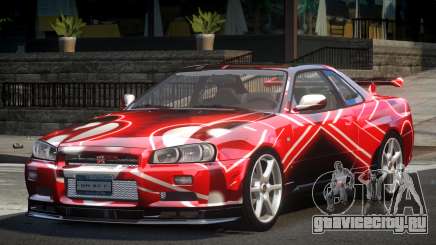 1999 Nissan Skyline R34 GT-R L8 для GTA 4