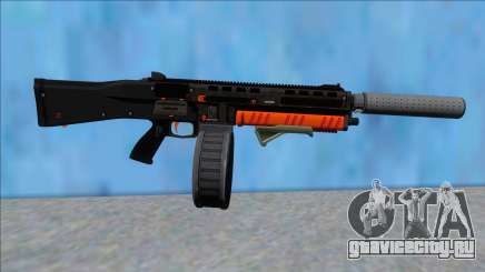 GTA V Vom Feuer Assault Shotgun Orange V3 для GTA San Andreas